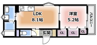 Gran Claudia寝屋川の間取り画像