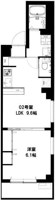 b’CASA横浜天王町の間取り画像