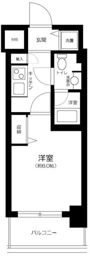 ガーラ・プレシャス品川Eastの間取り画像