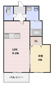 ラフォーレ名残3 D棟の間取り画像