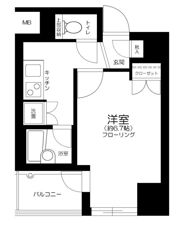 グラーサ銀座イーストの間取り画像
