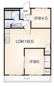 東洋ハイツの間取り画像