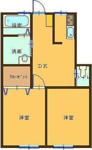 サンライフKUMAGAYAの間取り画像
