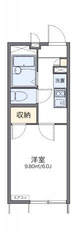 レオパレス東寺の間取り画像