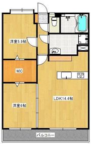 ニューガイア四季彩の丘C棟の間取り画像