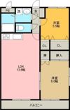 ビアンシュールCoCoの間取り画像