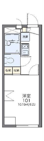 レオパレスカーサ ヒラルダの間取り画像