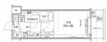 アイルヴァーチェ川崎の間取り画像