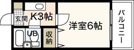 グリーンハイツ観音の間取り画像