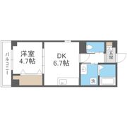 GARDENIA天王寺南の間取り画像