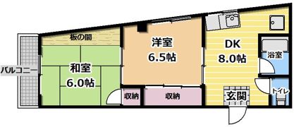 サングリーン有持の間取り画像