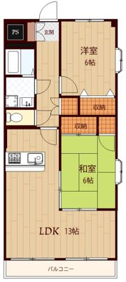Cielo・Garden Ⅰの間取り画像