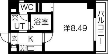 リップルビガー扇町の間取り画像