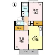 メゾン御所 A棟の間取り画像