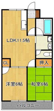 シャルム風の間取り画像