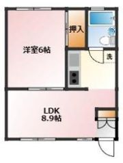 サニーハイツの間取り画像