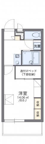 レオパレス山下の間取り画像