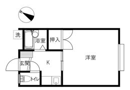 ヴィフォーレ若松の間取り画像