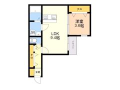 カトレア平尾の間取り画像