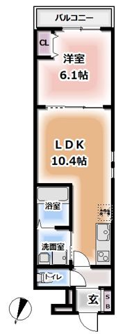 フジパレス萱島信和町Ⅱ番館の間取り画像