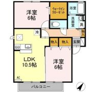 アシュランス B棟の間取り画像