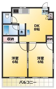 仲宿セントラルコートの間取り画像