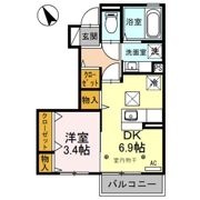 J‐Room妃 弐番館の間取り画像