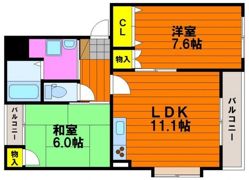 ロイヤルコートの間取り画像