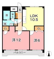 清幸マンション野田の間取り画像
