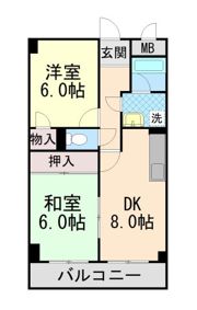 モンテメール六甲の間取り画像