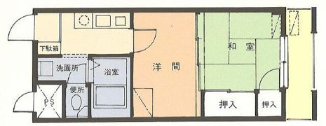 アルシェ浜松の間取り画像