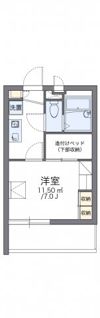 レオパレスプラスパ平田の間取り画像