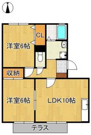 リヒト若松の間取り画像