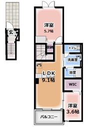 アンジュールの間取り画像