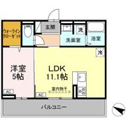 D-ROOM薩摩川内西向田町の間取り画像