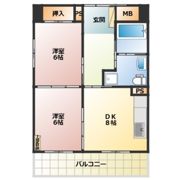 メゾンドリビドーⅢの間取り画像
