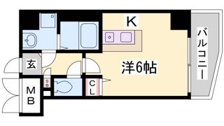 ラナップスクエア神戸県庁前の間取り画像