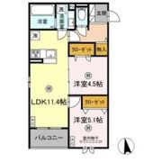 D-ROOM小田原5丁目の間取り画像