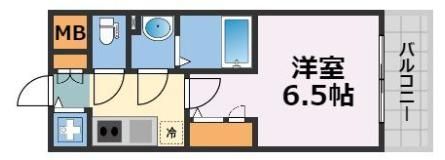 エスリード弁天町ルシェンテの間取り画像