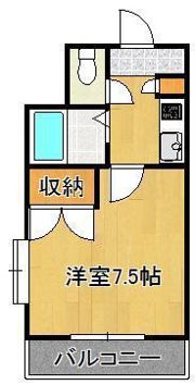 リファレンス小倉北の間取り画像