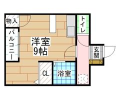 ポートサイドAビルの間取り画像