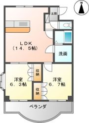 DearCoatamourⅡの間取り画像