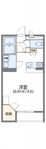 レオパレス檀田Cの間取り画像