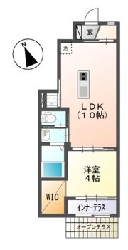 ハピネスAの間取り画像