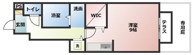 エヌキュート今堅田Ⅰの間取り画像
