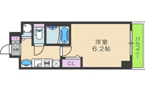 プレミアムコート天神橋∞の間取り画像