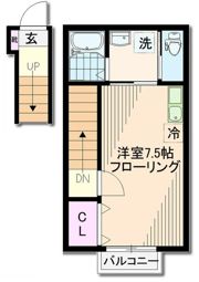 KハウスⅡの間取り画像