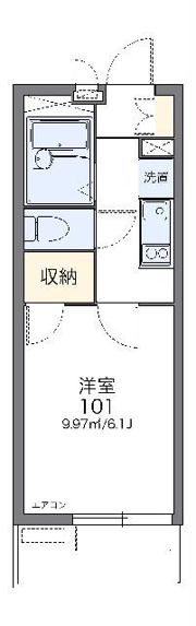 レオパレスセードルの間取り画像