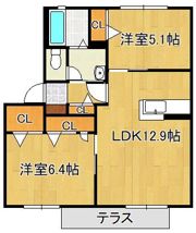 デューク沼口の間取り画像