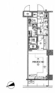 クレヴィスタ板橋桜川の間取り画像